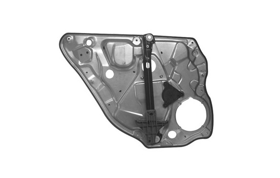 ELEVALUNAS TRASERO IZQUIERDO ELÉCTRICO sin MOTOR VW Polo 9N Con Panel 5827267 Van Wezel