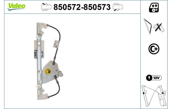 Mecanismo de control de ventana 850573 Valeo, Imagen 2