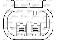 Mecanismo de control de ventana 850659 Valeo