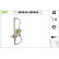 Mecanismo de control de ventana 850845 Valeo, Miniatura 2