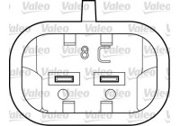 Mecanismo de control de ventana 851082 Valeo