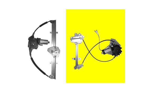 MECANISMO DE ELEVALUNAS ELÉCTRICO incluido MOTOR trasero izquierdo 1825263 Van Wezel