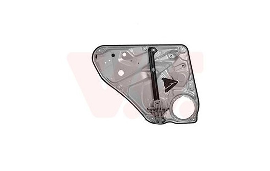 MECANISMO DE ELEVALUNAS TRASERO DERECHO ELÉCTRICO sin MOTOR 5836268 Van Wezel, Imagen 2