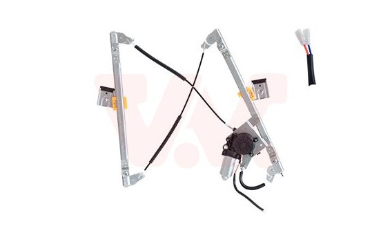 Mecanismo de ventana Van Wezel 1858261 delantero izquierdo (con motor) para Ford Focus I, Imagen 2