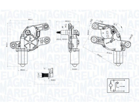 Motor del limpiaparabrisas