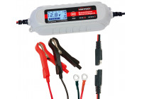 Helautomatisk 11-stegs batteriladdare Kraftpaket 6V / 12V -4A (med snabbspänning)