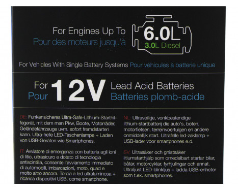 Noco Genius Jump Starter GB40 12V 1000A, bild 7