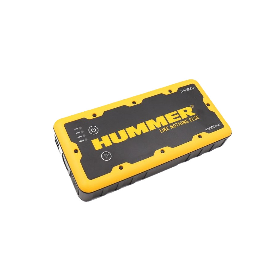 Hummer H2 Mini Jumpstarter Laddare 12.000mAH + LED lampa Hummer H2 Mini Jumpstarter Laddare 12.000mAH + LED lampa