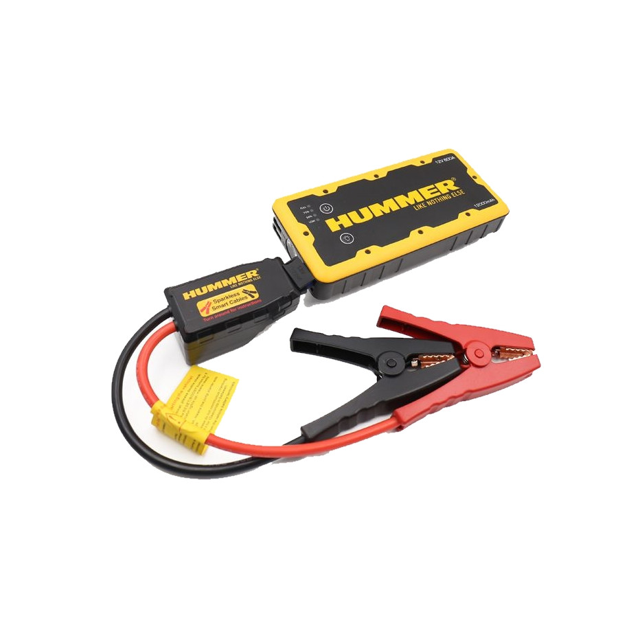 Hummer H2 Mini Jumpstarter Laddare 12.000mAH + LED lampa Hummer H2 Mini Jumpstarter Laddare 12.000mAH + LED lampa