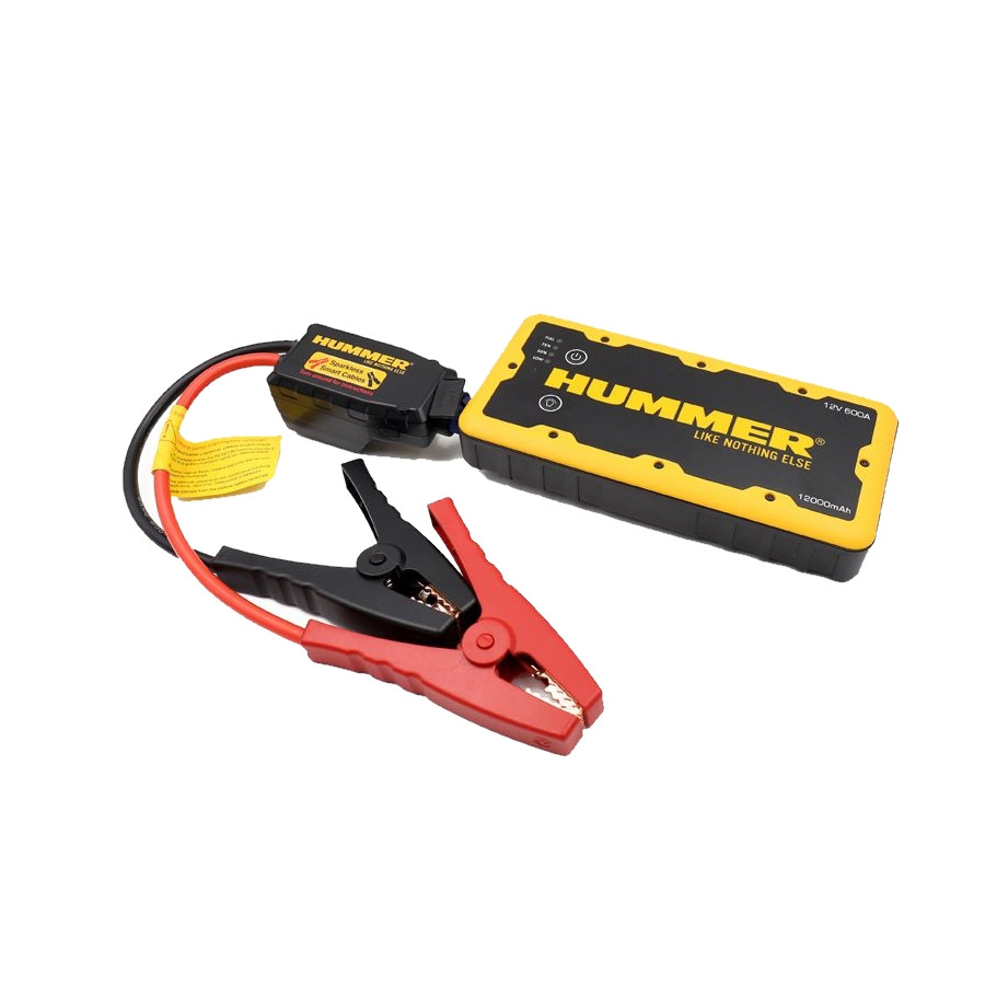 Hummer H2 Mini Jumpstarter Laddare 12.000mAH + LED lampa Hummer H2 Mini Jumpstarter Laddare 12.000mAH + LED lampa