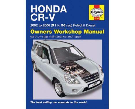 Haynes verkstadshandbok Honda CR-V bensin och diesel (2002-2006) Haynes verkstadshandbok Honda CR-V bensin och diesel (2002-2006)
