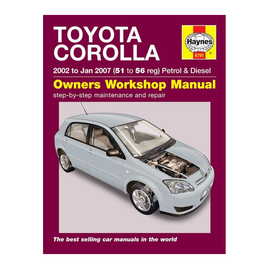 2007 TOYOTA COROLLA WORKSHOP MANUAL visual data 2