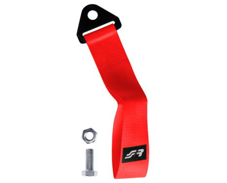 Simoni Racing Towing Eye Belt - Red - max 3000 kg - Längd 28 cm