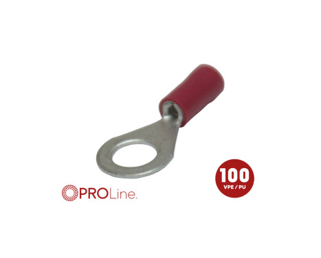 kabelögla 0,5x1,5 röd M6 (100 st) ACV PROLine
