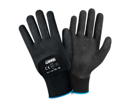 Pu-flex svart handske mt. 
9 L / XL, bild 2