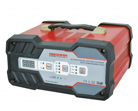 Absaar AB-JS012 Batteriladdare med starthjälp 12A 6/12V, bild 3