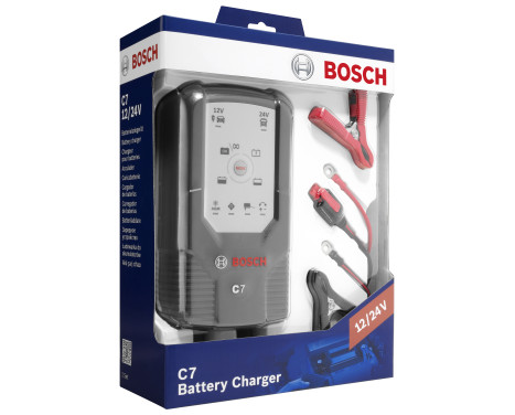 Bosch C7 - intelligent och automatisk batteriladdare - 12V-24V / 7A, bild 2