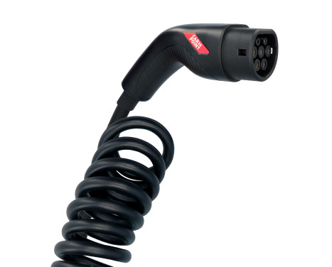 Carpoint Spiral Laddkabel Elbil Typ2>2 16A 1ph 6 meter, bild 2
