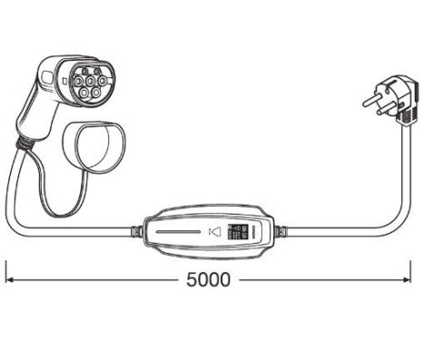 Laddkabel 7PIN Bärbar Typ2 16A (5m), bild 11