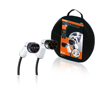 Laddkabel 7PIN Typ2 till Typ2 16A 1ph (5m)