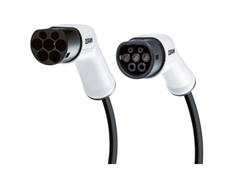 Laddkabel 7PIN Typ2 till Typ2 16A 1ph (5m), bild 3