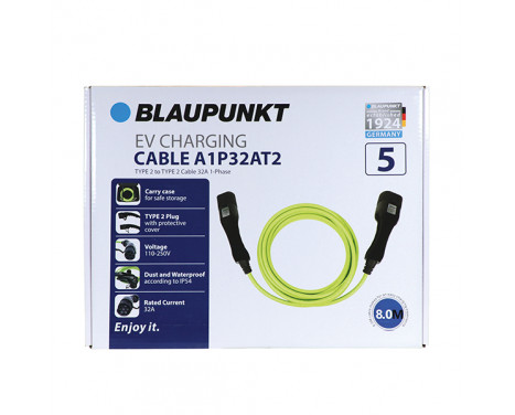 Laddkabel Typ 2 32A 1-fas 8m, bild 3