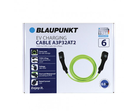 Laddkabel Typ 2 32A 3-fas 8m, bild 3