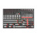 Force 3/8" Sockel och Bits Sockel Set 98-delar (EVA)
