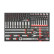 Force 3/8" Sockel och Bits Sockel Set 98-delar (EVA), miniatyr 2