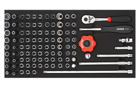 Sonic Bit-sockelset 1/4", SFS 1/3 102-delat
