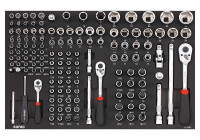 Sonic Bit Socket Set 1/4", 3/8" & 1/2", SFS 139 stycken