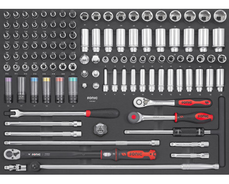 Sonic kombinationsset 1/2" SFS-XL 121 delar