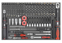 Sonic kombinationsset 1/4" och 3/8" SFS-M 143 delar