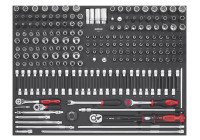 Sonic kombinationsset 3/8" SFS-XL 228 delar