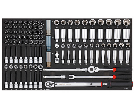 Sonic Socket set 1/2", Jumbo 118-delar