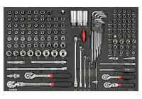 Sonic Socket Set 1/4" & 3/8", 139 delar
