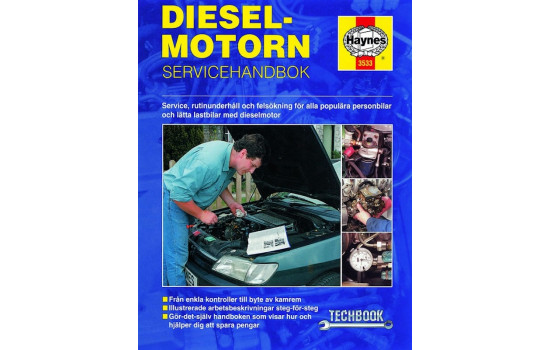 Dieselmotor - servicehandstand