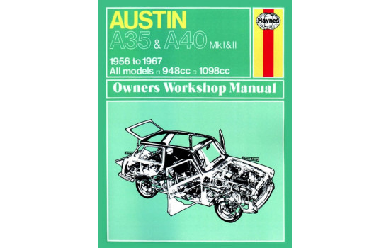 Haynes verkstadshandbok Austin A35 & A40 1956-1967 klassisk utskrift