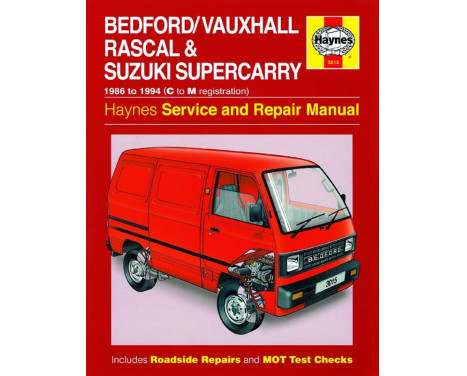 Haynes verkstadshandbok Bedford / Vauxhall Rascal & Suzuki Supercarry (86 - okt 94) C till M