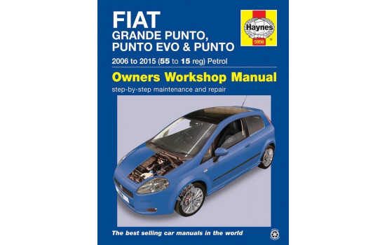 Haynes verkstadshandbok Fiat Grande Punto, Punto Evo & Punto bensin (2006-2015)