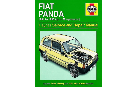 Haynes verkstadshandbok Fiat Panda (1981-1995) klassisk utskrift