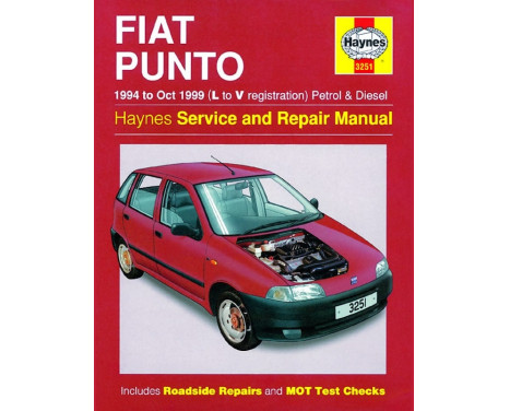 Haynes verkstadshandbok Fiat Punto bensin och diesel (1994-1999)