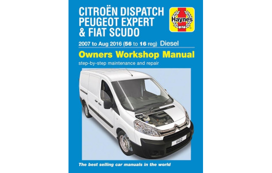 Haynes verkstadshandbok Fiat Scudo, Peugeot Expert diesel (2007-2016)
