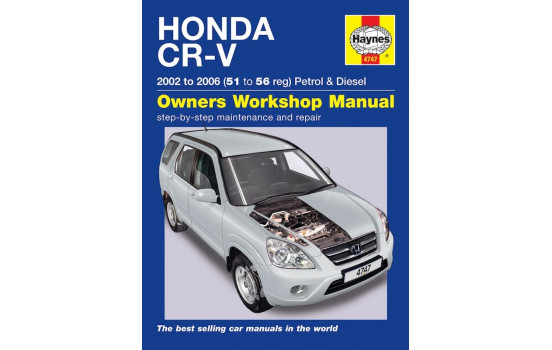 Haynes verkstadshandbok Honda CR-V bensin och diesel (2002-2006)