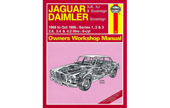 Haynes verkstadshandbok Jaguar XJ6, XJ & Daimler Sovereign (1968-1986)