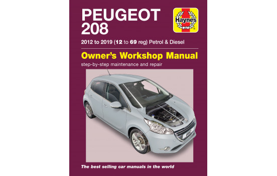 Haynes verkstadshandbok Peugeot 208 5drs 2012 till 2019 bensin och diesel