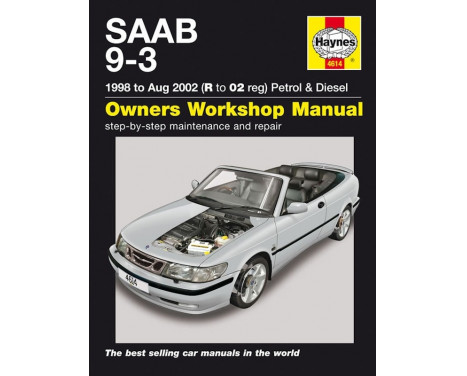Haynes verkstadshandbok Saab 9-3 Bensin & Diesel (1998-aug 2002)