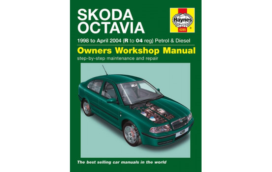 Haynes verkstadshandbok Skoda Octavia bensin och diesel (1998-april 2004)