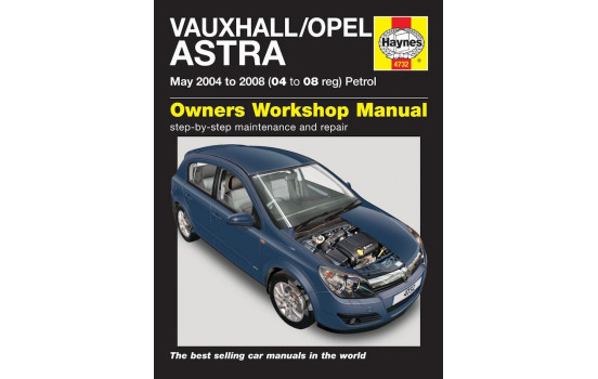 Haynes verkstadshandbok Vauxhall / Opel Astra bensin (maj 2004-2008)