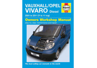 Haynes verkstadshandbok Vauxhall / Opel Vivaro diesel (2001 - 2011)